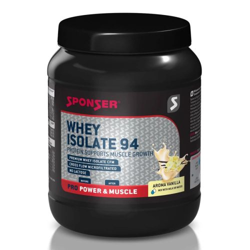 Sponser WHEY ISOLATE 94 PROTEIN 425g doboz Vanília Fehérjepor