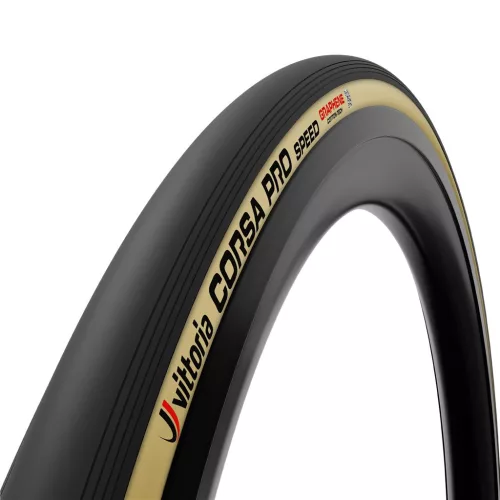 Külső Vittoria Corsa Pro SPEED, TLR, 28-622, 295 gr., 320TPI, fold. beige/fekete G2.0