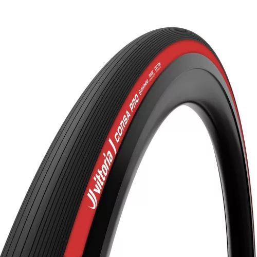 Külső Vittoria CORSA PRO TLR RED Limited 28-622 fekete/piros Graphene Silica 320TPI 208g