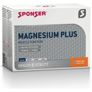   Sponser MAGNESIUM PLUS 20x6,5g/doboz Vegyes gyümölcs Ásványi anyag