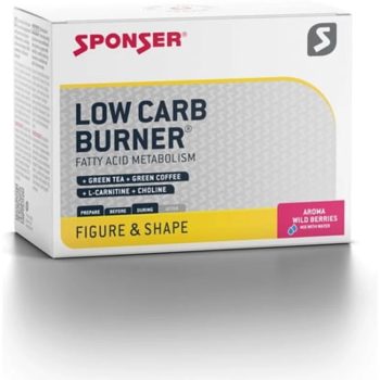   Sponser LOW CARB BURNER 20x6,5g/doboz Erdei gyümölcs Zsírégető-Sportital