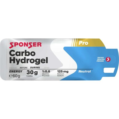 Sponser CARBO HYDROGEL 60g tasak Natúr Energia zselé
