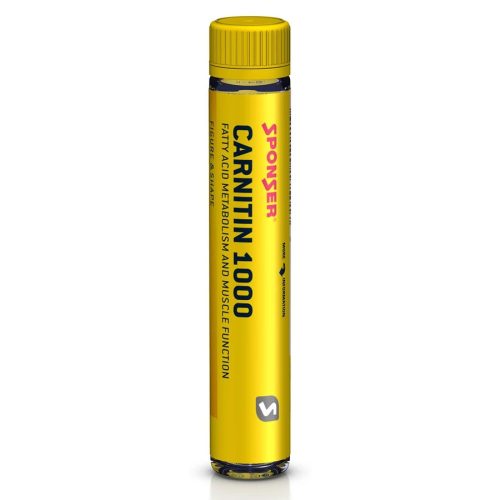 Sponser L-CARNITIN 1000 25ml ampulla Őszibarack Energizáló-Zsírégető