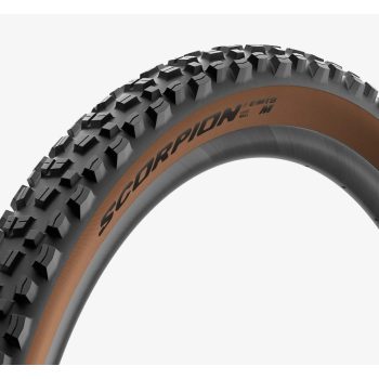   Külső Pirelli Scorpion™ E-MTB M Classic 29" x 2,6 (65-622) Tubeless ready fold., defektvédelem: HyperWALL™ fekete/BARNA