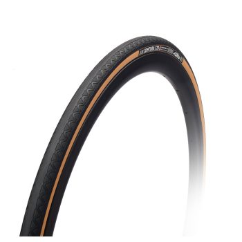   Külső TUFO Tubeless Ready COMTURA 5 TR 25mm-622 (700x25C) 280 gr. 5 - 7 bar (75-100 p.s.i.) - beige/fekete