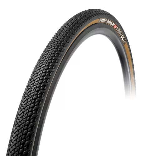 Külső TUFO Gravel Thundero, TLR, tubeless 48-622 (700x48C), 470gr., 1.4-3.2 bar (20-45 p.s.i.)  - szövetsűrűség: 210 / 375 TPI - FEKETE/BEIGE