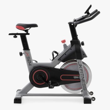   Spin bike szobakerékpár mechanikus betétfék, hangtompított szíj, LCD kijelző JK504 JK Fitness