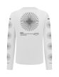 Póló Santini PIRELLI unisex hosszú ujjú fehér L