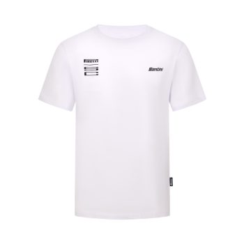 Póló Santini PIRELLI unisex  fekete XL